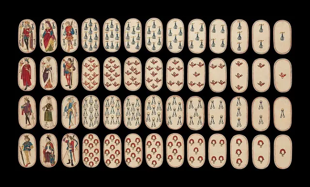 1 of Horns, from The Cloisters Playing Cards MET DP354611