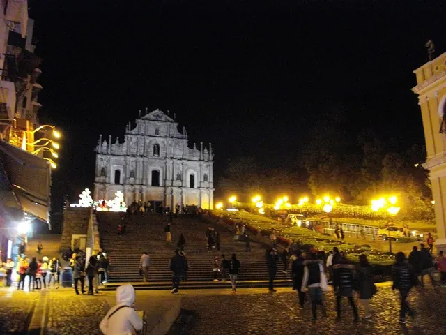 Night at Ruins of St. Paul's (Macau) 01