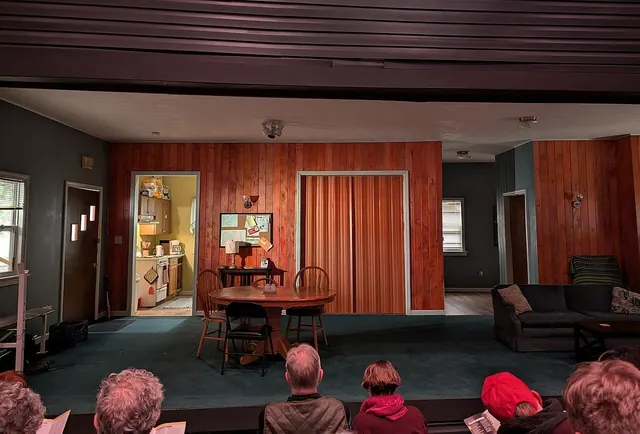 "Downstate" at Studio Theatre set